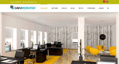 Desktop Screenshot of giavudecoration.com