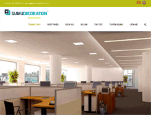 Tablet Screenshot of giavudecoration.com